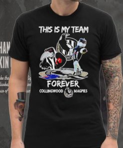 Mascot this is my team forever Collingwood Magpies shirt