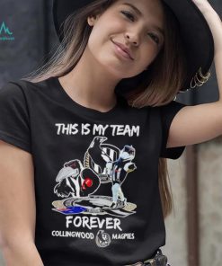 Mascot this is my team forever Collingwood Magpies shirt