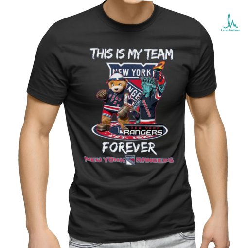 Mascot this is my team forever New York Rangers 2024 shirt