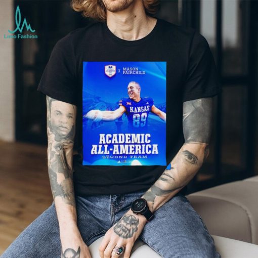 Mason Fairchild Academic all America poster shirt