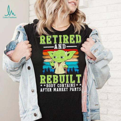 Master Yoda retired and rebuilt body contains after market parts shirt