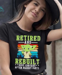 Master Yoda retired and rebuilt body contains after market parts shirt
