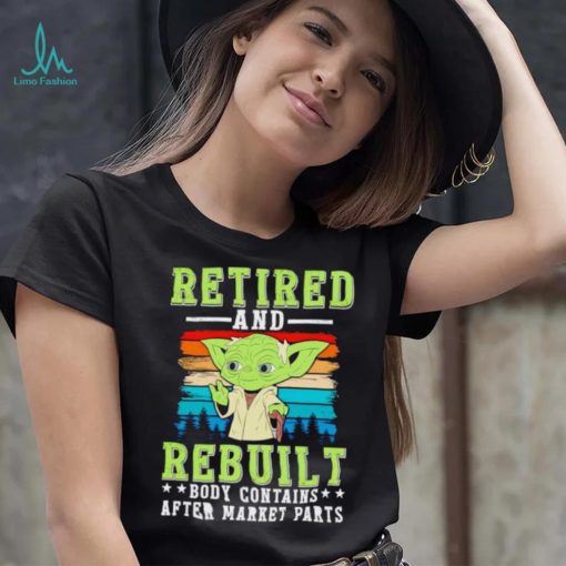 Master Yoda retired and rebuilt body contains after market parts shirt