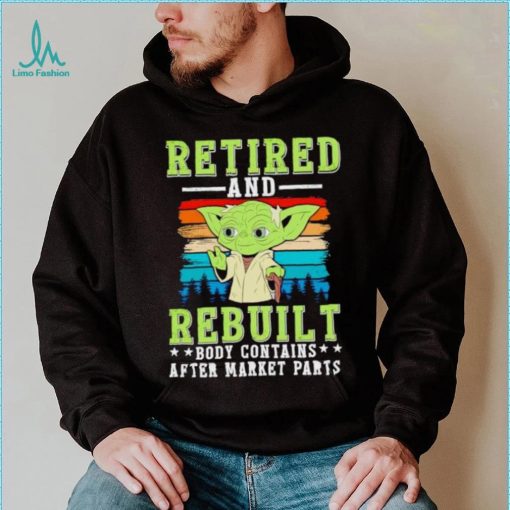 Master Yoda retired and rebuilt body contains after market parts shirt