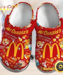 Mcdonald’s Happy Valentines Mc Lover Crocs Clogs