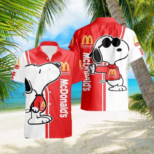 Mcdonald’s Logo Shirt Ideas Gift Hawaiian Shirt For Snoopy Lover