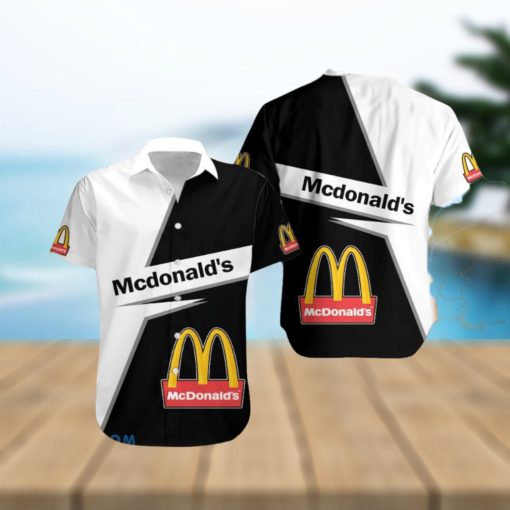 Mcdonald’s Traditional Hawaiian Shirt Brands Logo Summer Aloha Men And Women