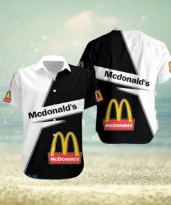 Mcdonald’s Traditional Hawaiian Shirt Brands Logo Summer Aloha Men And Women