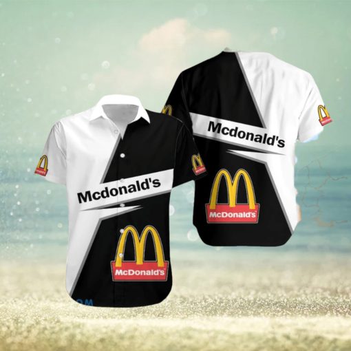 Mcdonald’s Traditional Hawaiian Shirt Brands Logo Summer Aloha Men And Women