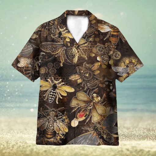 Mechanic Bee Bee Kind Bee You 3D Hawaiian Shirt Summer Vaction Gift