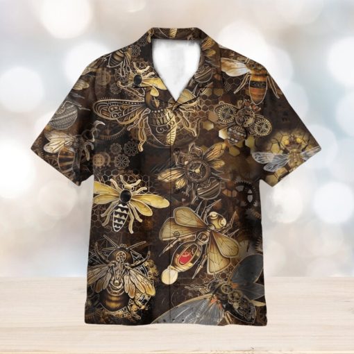 Mechanic Bee Bee Kind Bee You 3D Hawaiian Shirt Summer Vaction Gift