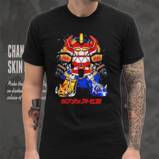 Megazord Mighty Morphin Power Rangers chibi megazord shirt