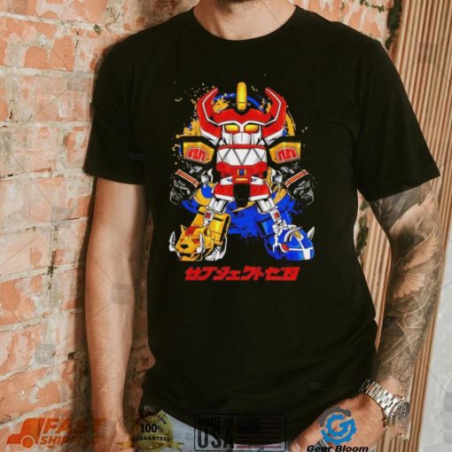 Megazord Mighty Morphin Power Rangers chibi megazord shirt