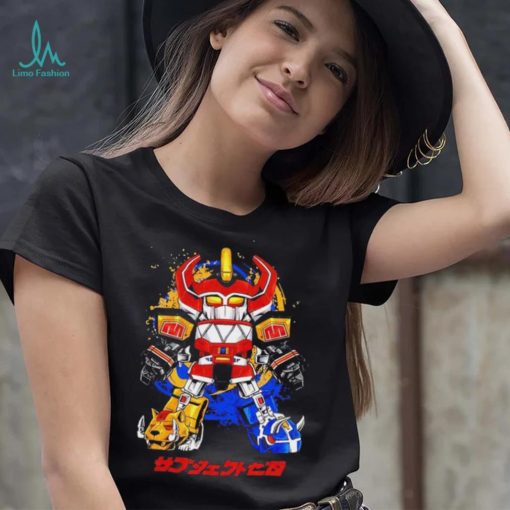 Megazord Mighty Morphin Power Rangers chibi megazord shirt