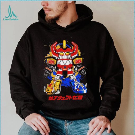 Megazord Mighty Morphin Power Rangers chibi megazord shirt