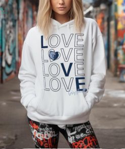 Memphis Grizzlies G III 4Her by Carl Banks Women's Basketball Love Fitted T Shirt