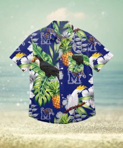 Memphis Tigers Floral Hawaiian Shirt