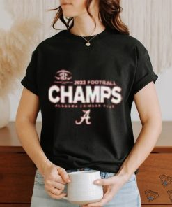 Men's Blue 84 Crimson Alabama Tide 2023 SEC Football Conference Champions Locker Room T Shirts