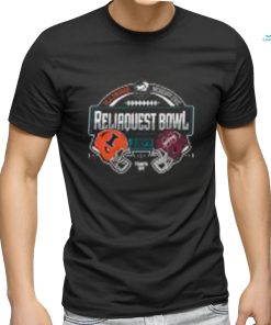 Men's Blue 84 Heather Charcoal Illinois Fighting Illini vs. Mississippi State Bulldogs 2023 ReliaQuest Bowl Matchup T Shirt Copy