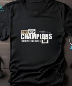 Men's Blue 84 Purple Washington Huskies 2023 Pac 12 Football Conference Champions Locker Room T Shirt
