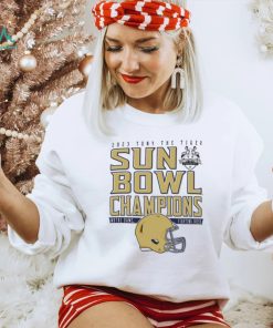 Mens CHAMPION wht Notre Dame Fighting Irish 2023 Sun Bowl Champions Shirt