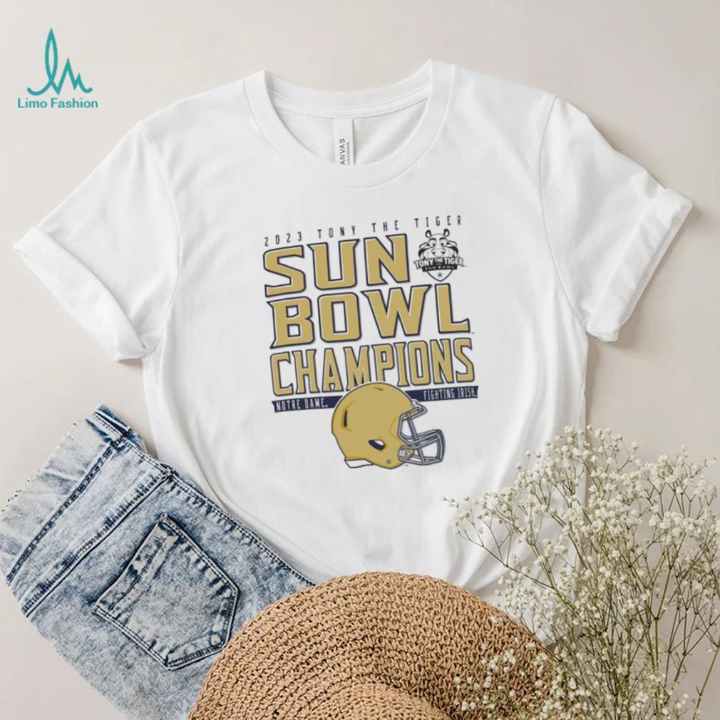 Mens CHAMPION wht Notre Dame Fighting Irish 2023 Sun Bowl Champions Shirt Mens CHAMPION wht Notre Dame Fighting Irish 2023 Sun Bowl Champions Shirt