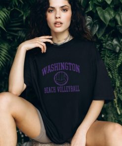 Men's Champion Gray Washington Huskies Icon Beach Volleyball T Shirt