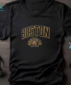 Men's Fanatics Branded Black Boston Bruins Centennial Lock Up T Shirt
