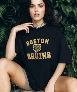 Men's Fanatics Branded Black Boston Bruins Special Edition Victory Arch T Shirt