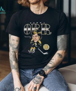 Men's Fanatics Branded Bobby Orr Black Boston Bruins Player Caricature T Shirt