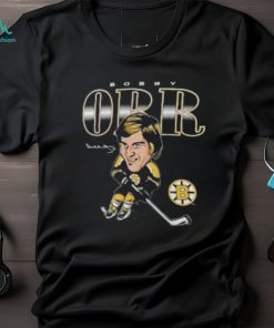 Men's Fanatics Branded Bobby Orr Black Boston Bruins Player Caricature T Shirt