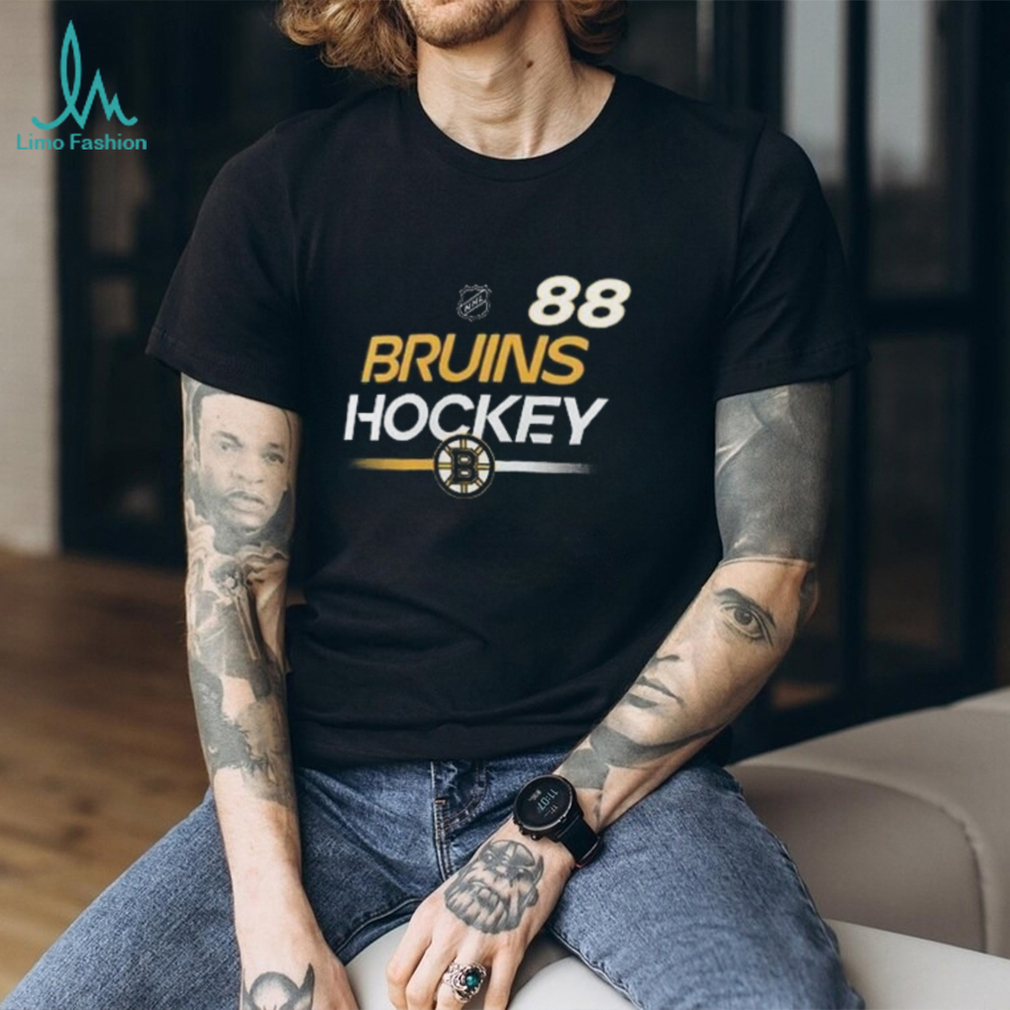 Men's Fanatics Branded David Pastrnak Black Boston Bruins Authentic Pro Prime Name & Number T Shirt Men's Fanatics Branded David Pastrnak Black Boston Bruins Authentic Pro Prime Name & Number T Shirt