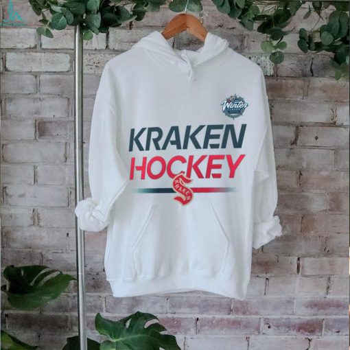 Men’s Fanatics Branded Light Blue Seattle Kraken 2024 NHL Winter Classic Authentic Pro Tech T Shirt