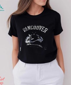Men's Fanatics Branded Vancouver Canucks Black Midnight Mascot T Shirt