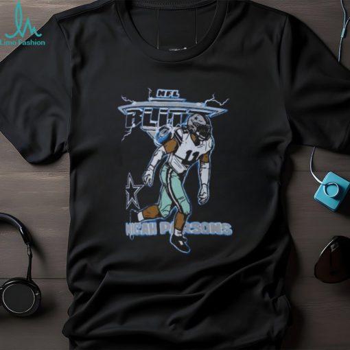 Men’s Homage Micah Parsons Heathered Heather Navy Dallas Cowboys NFL Blitz Player Tri Blend T Shirt