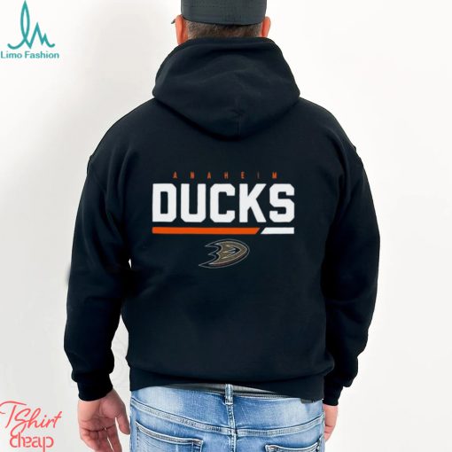 Men’s Levelwear Black Anaheim Ducks Logo Richmond T Shirt