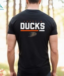 Men's Levelwear Black Anaheim Ducks Logo Richmond T Shirt