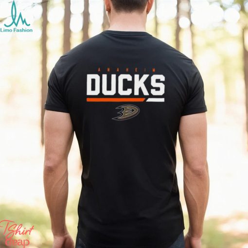 Men’s Levelwear Black Anaheim Ducks Logo Richmond T Shirt