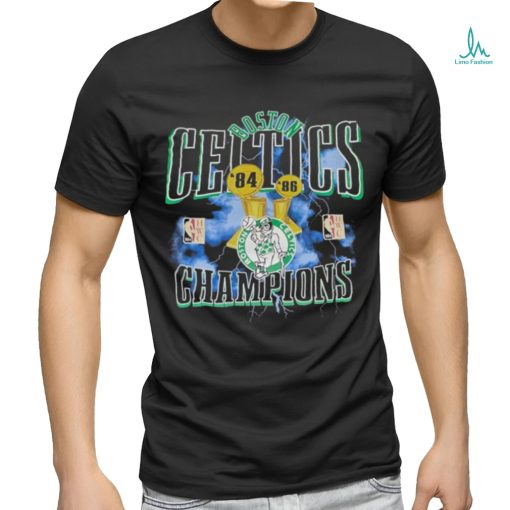 Men’s Mitchell & Ness Bostin Celtics 84 86 Championship Graphic T Shirt