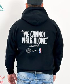 Men’s Nba Nike Anthracite Mlk ”We Cannot Walk Alone” Shirt