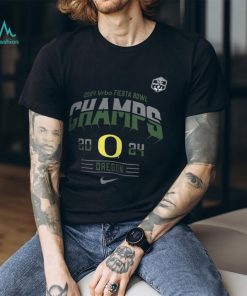 Men's Nike Black Oregon Ducks 2024 Fiesta Bowl Champions Locker Room T Shirt