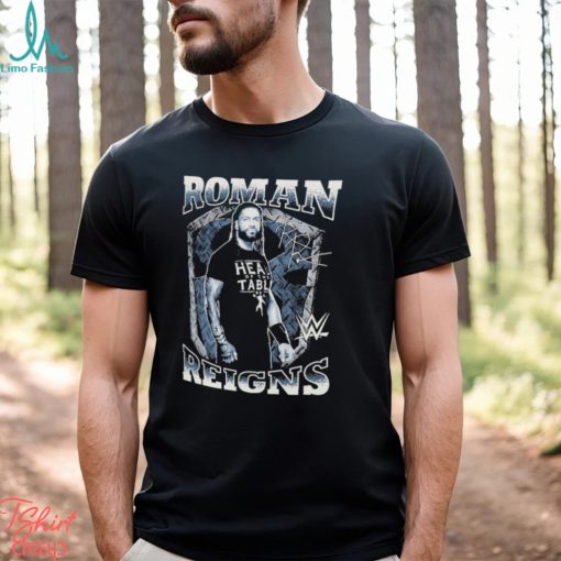 Men’s Ripple Junction Black Roman Reigns Signature Graphic T Shirt
