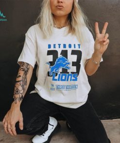 Men's Three Thirteen White Detroit Lions Area Code T Shirt