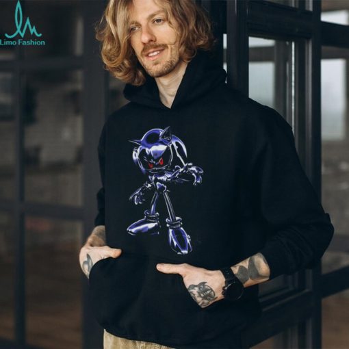 Metal Sonic Y2K Gamer Edgy Retro Vintage Style Gaming Meme Joke Unisex T Shirt