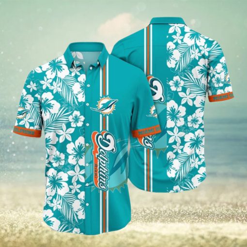 Miami Dolphins Hawaii Shirt Flower Aloha Island Shirt