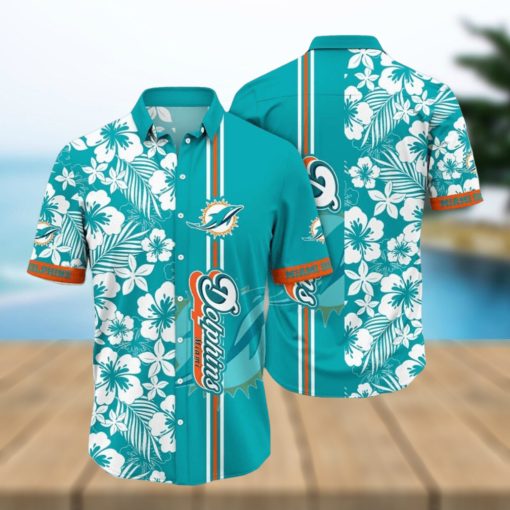 Miami Dolphins Hawaii Shirt Flower Aloha Island Shirt