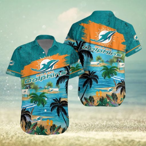 Miami Dolphins Hawaiian Shirt Summer Gift For Fans Beach Shirt