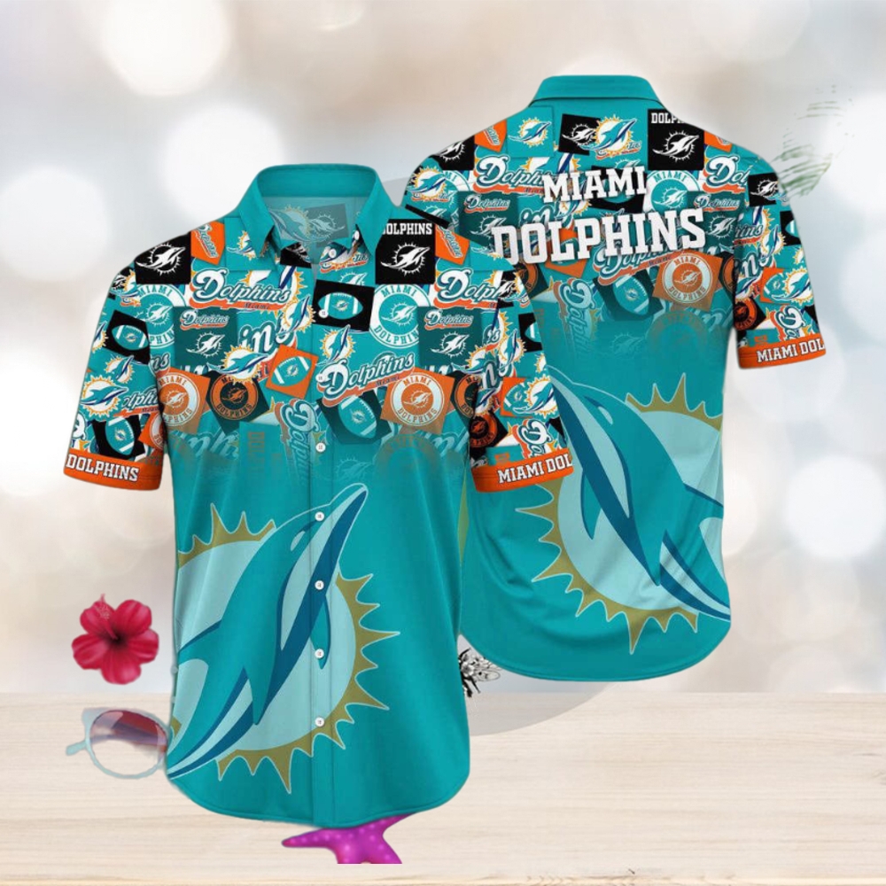 Miami Dolphins NFL Mens Gone Fishing Shirt