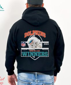 Miami Dolphins Winners Champions 2023 Super Wild Card NFL Divisional Helmet Logo T Shirt