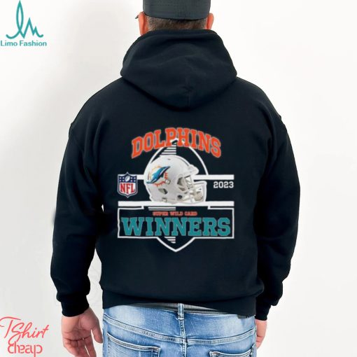 Miami Dolphins Winners Champions 2023 Super Wild Card NFL Divisional Helmet Logo T Shirt